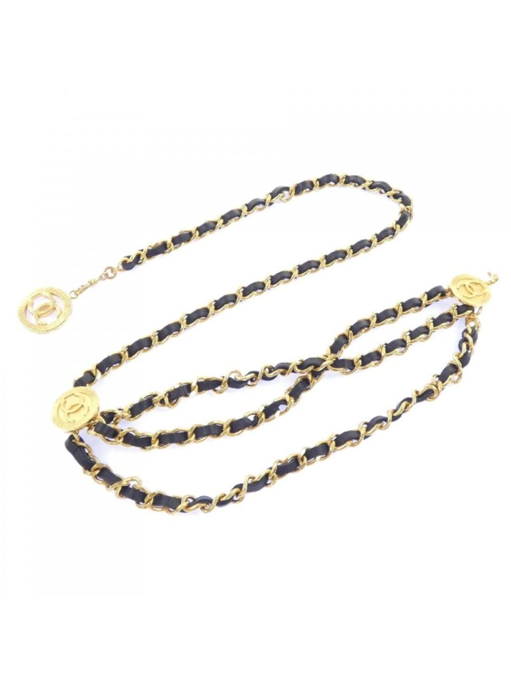 Chanel Vintage Belt Black